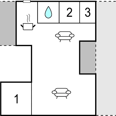 בית נופש Three-bedroom Holiday In